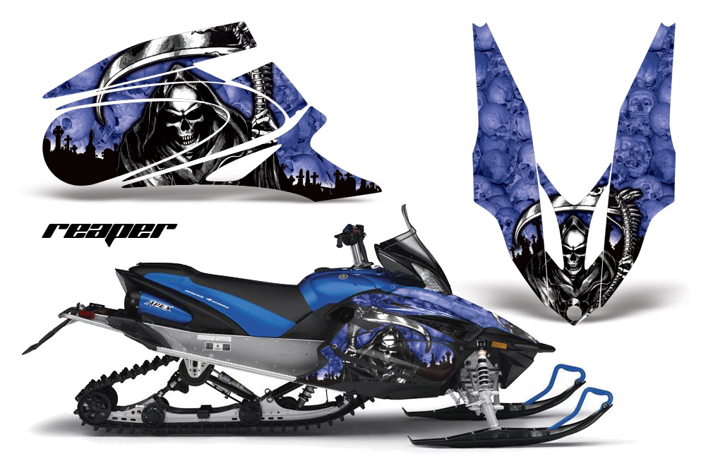 Yamaha Apex 06-11 Wrap Graphics Kit Decal Reaper U